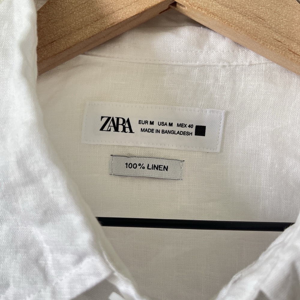 Zara Linen Shirt - Picture 2 of 2